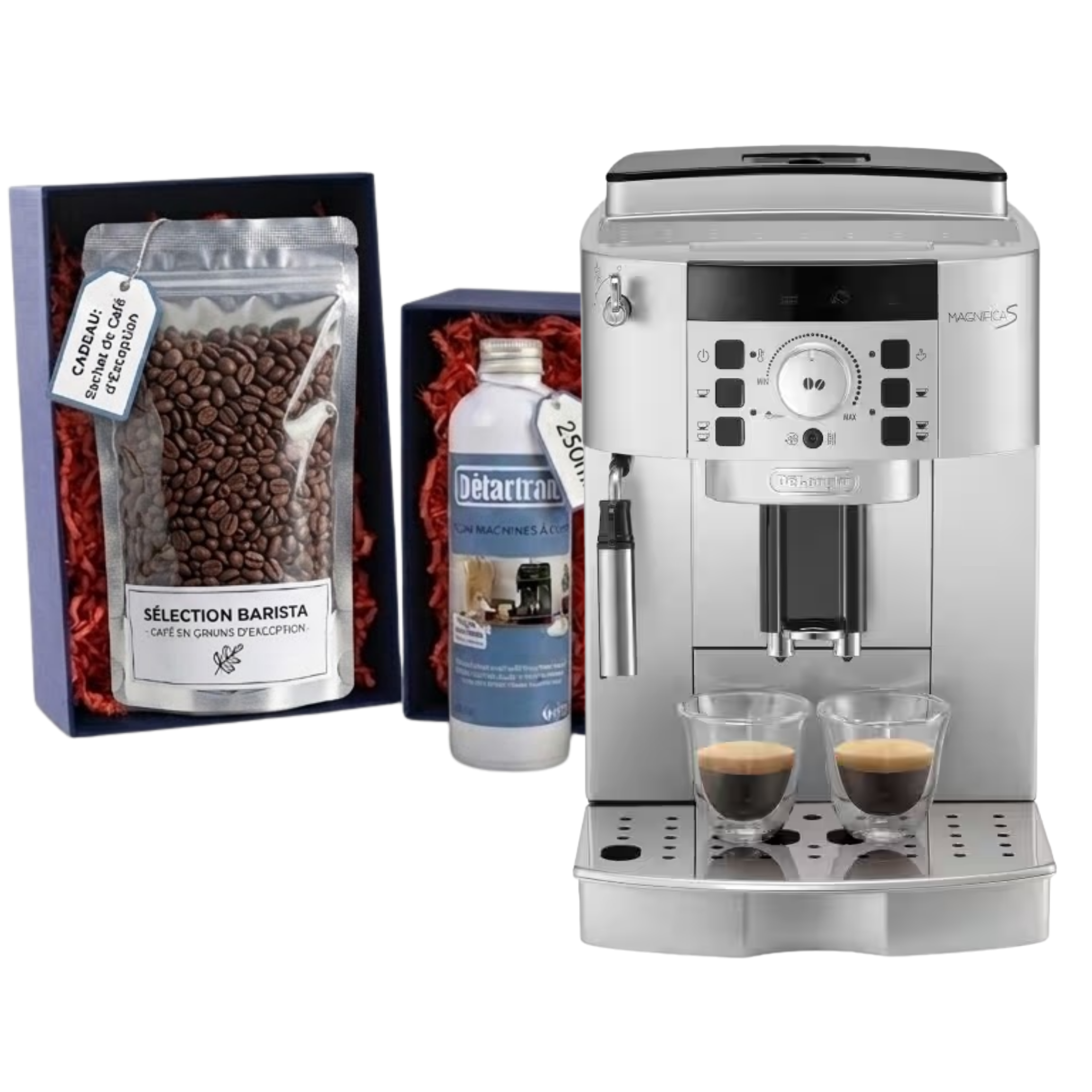 Delonghi Magnifica S grise occasion (comme neuf)